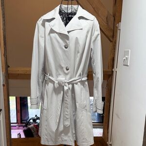 Relativity Elegant Light Grey/ Silverish Trench Coat